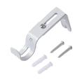 thumbnail image 2 of Curtain Rod Bracket Heavy Duty Curtain Pole Brackets Durable Curtain Hanger White, 2 of 8