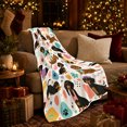thumbnail image 3 of Playful Costumed Dachshunds autumn celebration, Playful Pet Portrait Pattern, Warm Flannel Blanket for Living Room and Reading Nook, Dog Lovers autumn celebration Gift, Pet Lover Home Decor, 3 of 9