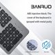 thumbnail image 3 of Inglés USGray/BlackTeclado Inalámbrico Banruo, Teclado Inalámbrico Delgado De 2 esquí esquí Gafas de esquí, 3 of 5