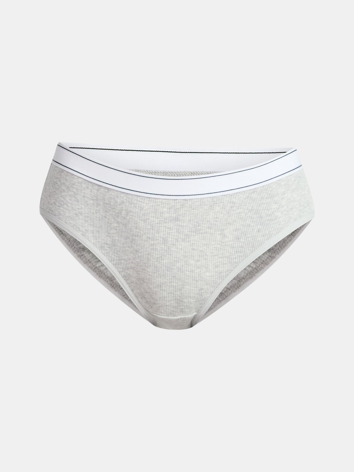 No Boundaries Stretch Ribbed Hipster Panties, 5-Pack, Women's