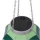 thumbnail image 3 of Lanterne solaire suspendue décorative en fer, lampe solaire suspendue pour jardin, cour, patio, extérieur, ballon bleu rayé S, 3 of 4