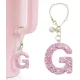 thumbnail image 1 of 1 pieza de accesorios con dijes de letras AZ Shine para llavero de coche con identificación inicial de Stanley Cup, 1 of 6