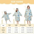 thumbnail image 3 of joogoo Wearable Blanket Hoodie for Cute Puppy Dogs Oversized Sherpa Hooded 3-14 YR M, 3 of 7