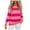 Hot Pink, variant on Women's Sweater Stripe Patchwork Knitted Long Sleeve Y2K Casual Crew Neck Warm Sweaters