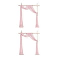 thumbnail image 4 of tredstone Polyester Elegant Wedding Arch Drapes For Enchanting Ceremony Wedding Arch Draping Fabric Easy Care pink 2Set, 4 of 6