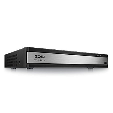 ZOSI 720p 16 Channel Security DVR Recorder, H.264 1080N Hybrid 4-in-1