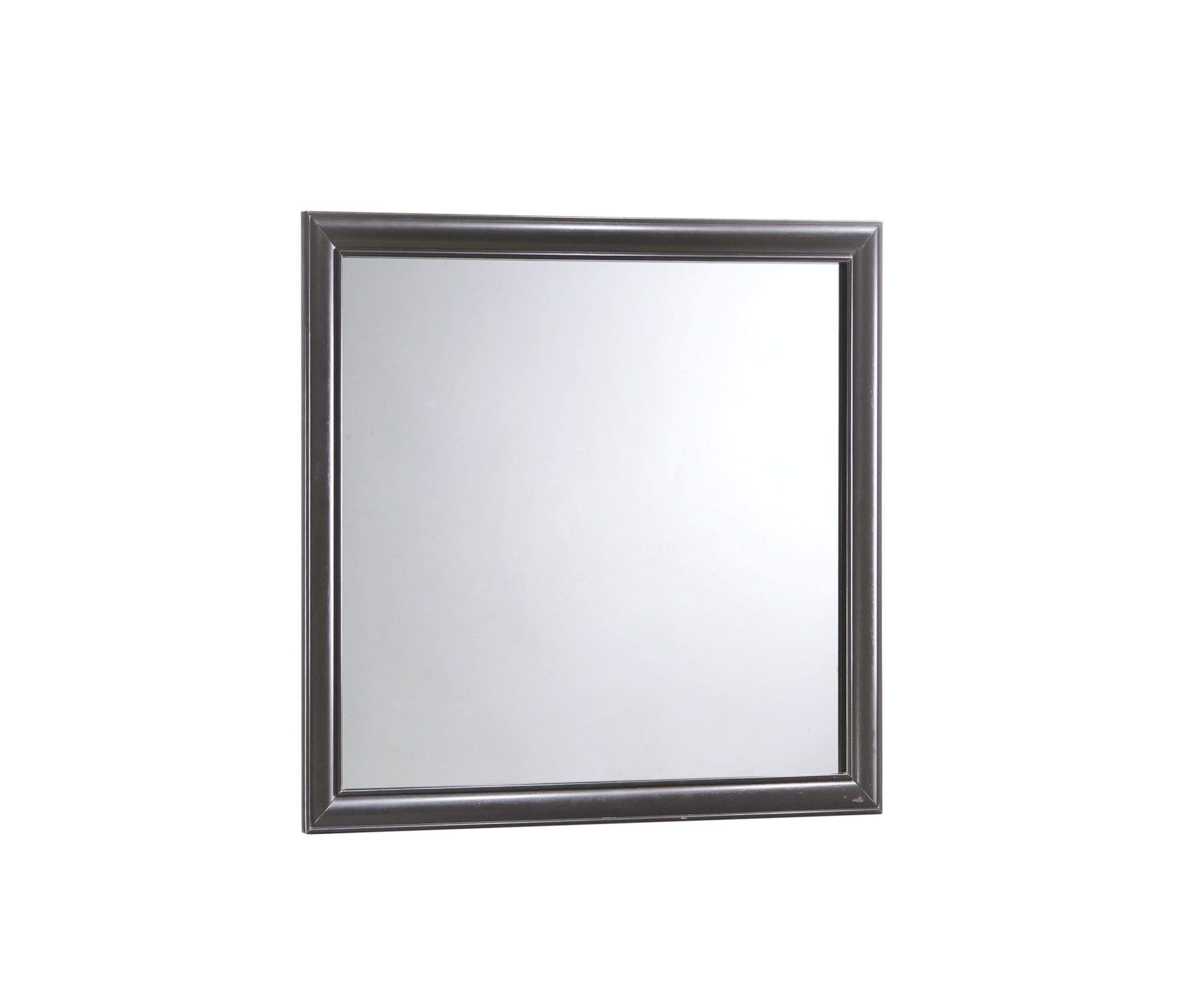 Emerald Home Prelude Honey Black And Brown Mirror With Beveled Glass Wood Frame
