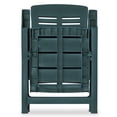 thumbnail image 5 of vidaXL Chaises de Jardin Inclinables 4 Pcs Plastique Vert, 5 of 5