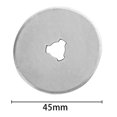 thumbnail image 1 of 28/45mm Rotary Cutter Replacement Blade Roller Cutter Blade Sewing Cutter Tools 1pcs 45mm, 1 of 5