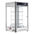 thumbnail image 1 of KFFKFF Commercial Food Warmer Display, 4-Tier Pizza Warmer with Rotary Steam Heating for 14 in Pizza, 86℉~185℉  and Temp Display, 25W Oven Light, 1 of 9