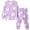 Purple, variant on Tiijoy Toddler Girls Halloween Pajama Set Long Sleeve Top and Pants Sleepwear, Sizes 2-3T