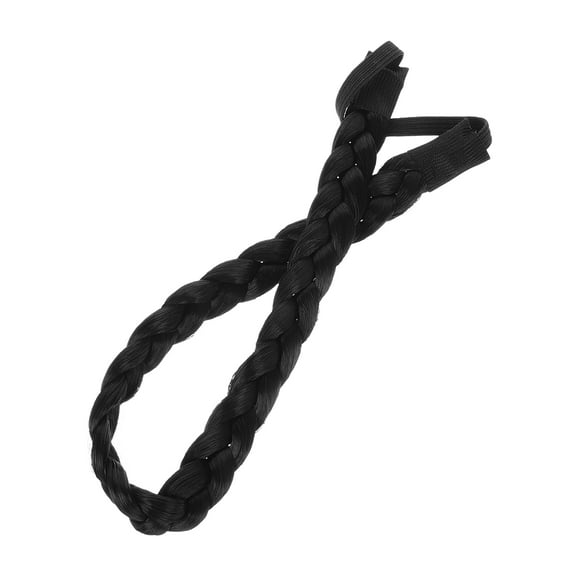 LULULION Braid Hair Band Classic Braids 1Set Black