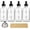Clear, variant on 4 Pack, 4 oz Dropper Bottles with 1 Funnel & 4 Labels - Essential Oils Bottles for , Personal Care & Beauty - 120ml Thick Clear Glass Tincture Bottles with Eye Droppers, Leakproof