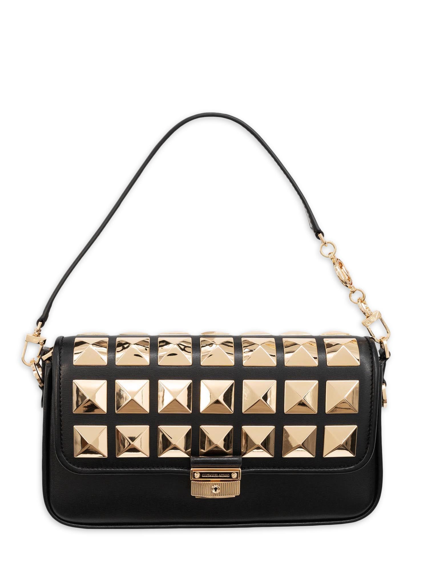 Michael kors studded leather crossbody best sale