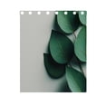 thumbnail image 4 of Eucalyptus Leaves Curtains Grommet Black Out 63 Inch Length Curtain Drapes for Bedroom Living Room 2 panels set, 4 of 5