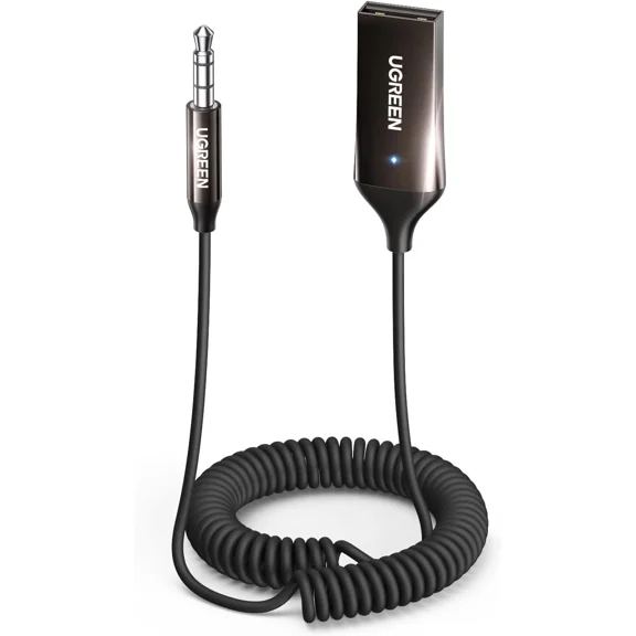 Aux To Bluetooth 5.3 Adapter 3.5Mm Bluetooth Receiver For Car Usb 2.0 To 3.5Mm J