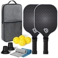 thumbnail image 5 of Pickleball Paddles Set-Graphite Carbon Fiber Usapa Approved Lightweight Racquets Set Indoor and Outdoor Exercise For All Ages A, 5 of 5