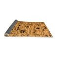 thumbnail image 2 of Ahgly Company Indoor Square Abstract Orange Modern Area Rugs, 7' Square, 2 of 4
