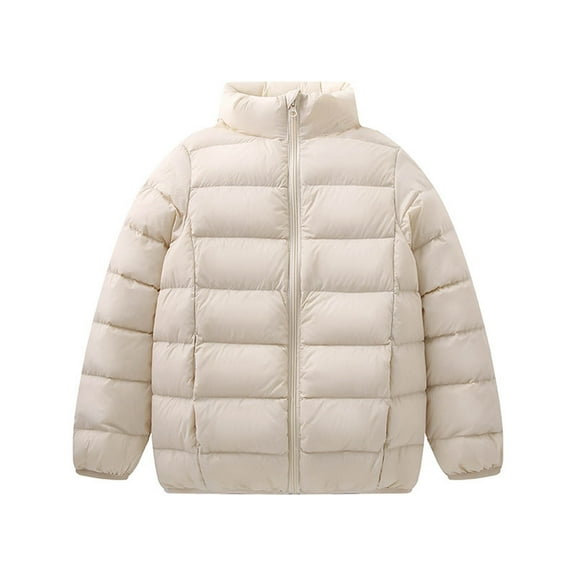 Boys Girls Winter Coats Winter Coat Warm Jacket Lightweight Puffer Jacket for Kids Kids Coat Zipper Coat Outwear