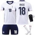 thumbnail image 1 of 2024 European Cup England Jersey Football Suit Set Youth Football Training Jersey--M, 1 of 3