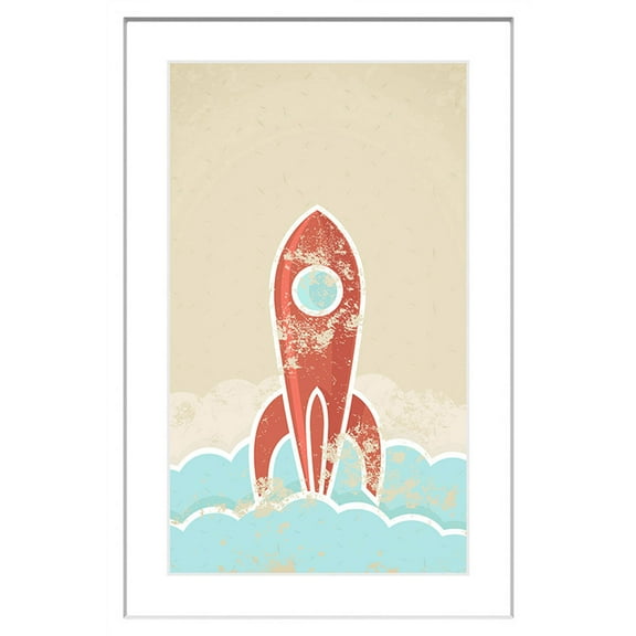 "Blast Off" Framed Painting Print