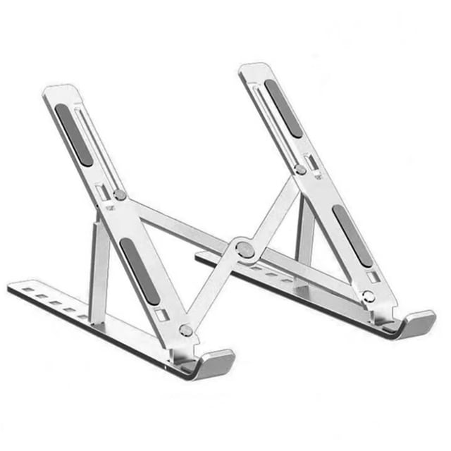 Soporte ajustable para computadora portátil de 6 velocidades, portátil, plegable, de aleación de aluminio, antideslizante