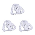 thumbnail image 1 of kurtrusly 5pieces Christmas Ribbon Safe Ingredients High-end Texture Fine Stitching Non-shedding Xmas Ribbon white 3Set, 1 of 6