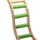 thumbnail image 4 of Escalera de madera para pájaros, loros para mascotas, puente de escalada, de juego interactiva para periquitos, conures, guacamayos,, 4 of 4