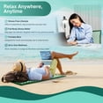 thumbnail image 3 of Sivan Health and Fitness Large Acupressure Mat and Pillow Set - Grounding Mat for Stress, Back & Neck Pain - Acupuncture Point Massage Mat - Includes Carry Bag, 3 of 7