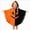 H36-Red, variant on 4-5 Years Baby Boy Girl Halloween Outfit Toddler Pumpkin Cloak Cape Hooded Poncho Red Halloween Clothing