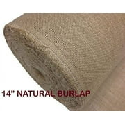 AK Trading 14" Burlap Fabric - 100 Yard Roll