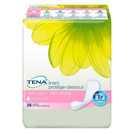 Serenity Driactive Slender Pads - /Serenity Liners, Very Light Absorbency, Pack/26Gender Female By TENA