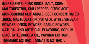 Valentina's Pork Rinds 4oz