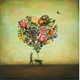 thumbnail image 2 of Art.com Big Heart Botany Stretched Canvas Print Wall Art by Duy Huynh, 16" x 16", 2 of 4