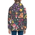 thumbnail image 4 of Kll Unisex Kids Boys Girls Hooded Pocket Pullover Hoodies-Mushrooms Snails Butterflies, 4 of 9