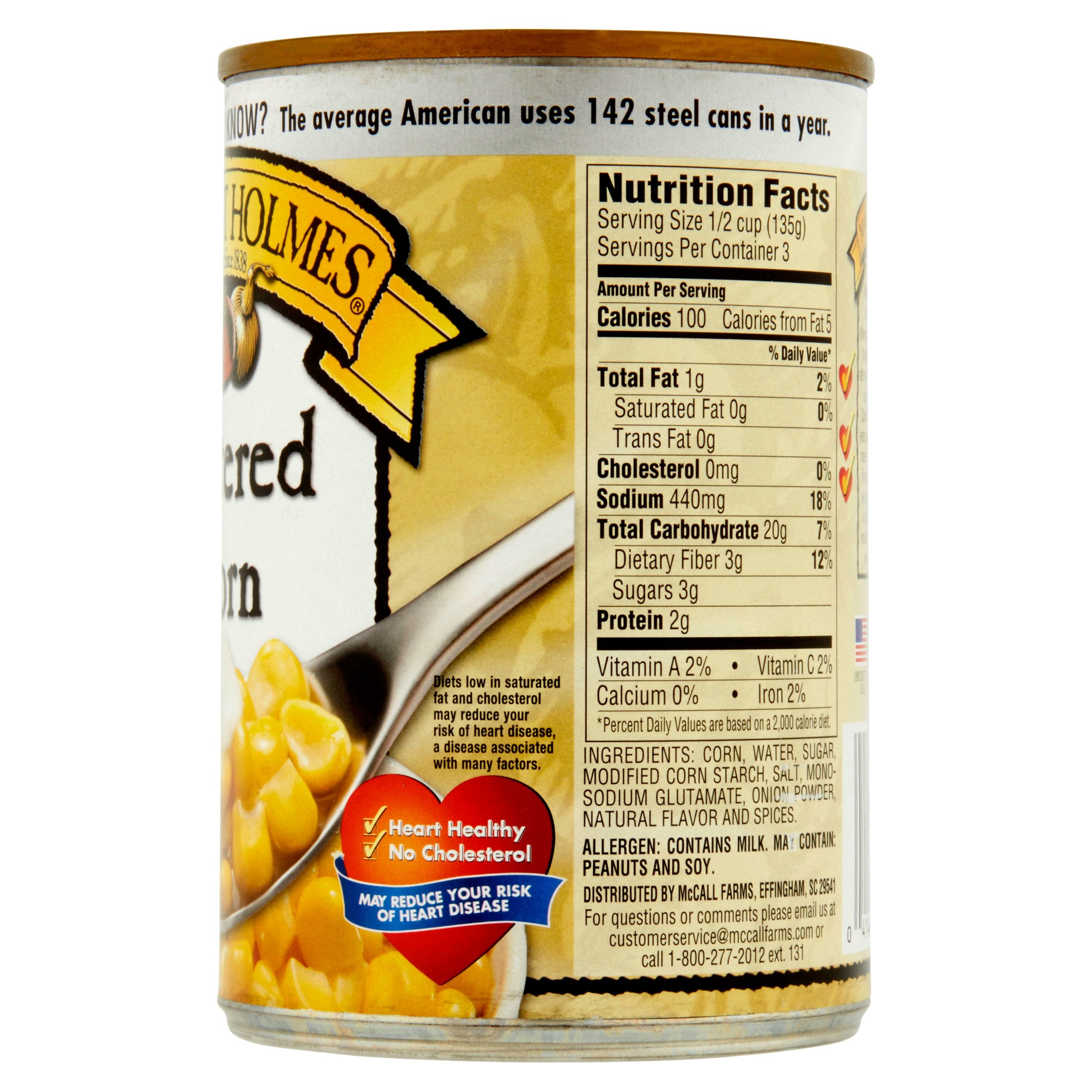 33 Canned Corn Nutrition Label Labels Database 2020