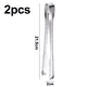 thumbnail image 2 of Pinzas de hielo de acero inoxidable para cubo de hielo, pinzas para servir cubitos de hielo con dientes, 2 of 5