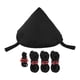 thumbnail image 4 of Tienda de lona con tapa triangular impermeable, versátil y ajustable Negro, 4 of 9