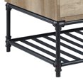 thumbnail image 7 of Miekor Furniture Brantley Oak & Sandy Gray Finish Rectangular Coffee Table 82916, 7 of 7