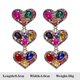 thumbnail image 1 of Pendientes colgantes de cristal multicolor exagerados con diamantes de imitación brillantes de lujo, 55468-MT, 1 of 5
