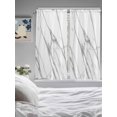 thumbnail image 4 of Living Room Curtains 72 Inches length, Marble White Window Treatment Curtain Drapes, Ombre Grey Modern Minimalist Light Filtering Drapes for Bedroom Laundry Room, 52"x72", 2 Panels, 4 of 7