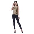thumbnail image 2 of Moomaya Womens Sleeveless Ruffle Top Round Neck Blouse Casual Tshirt Tops, 2 of 6