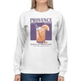 thumbnail image 2 of Provence Pastis Anise Summer Design Women's Sweatshirt, 2 of 3