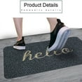 thumbnail image 5 of Entrance Doormat No Odor Durable Anti-Slip Rubber Back Front Doormat With Shoes Scraper For Scraping Mud, 5 of 16
