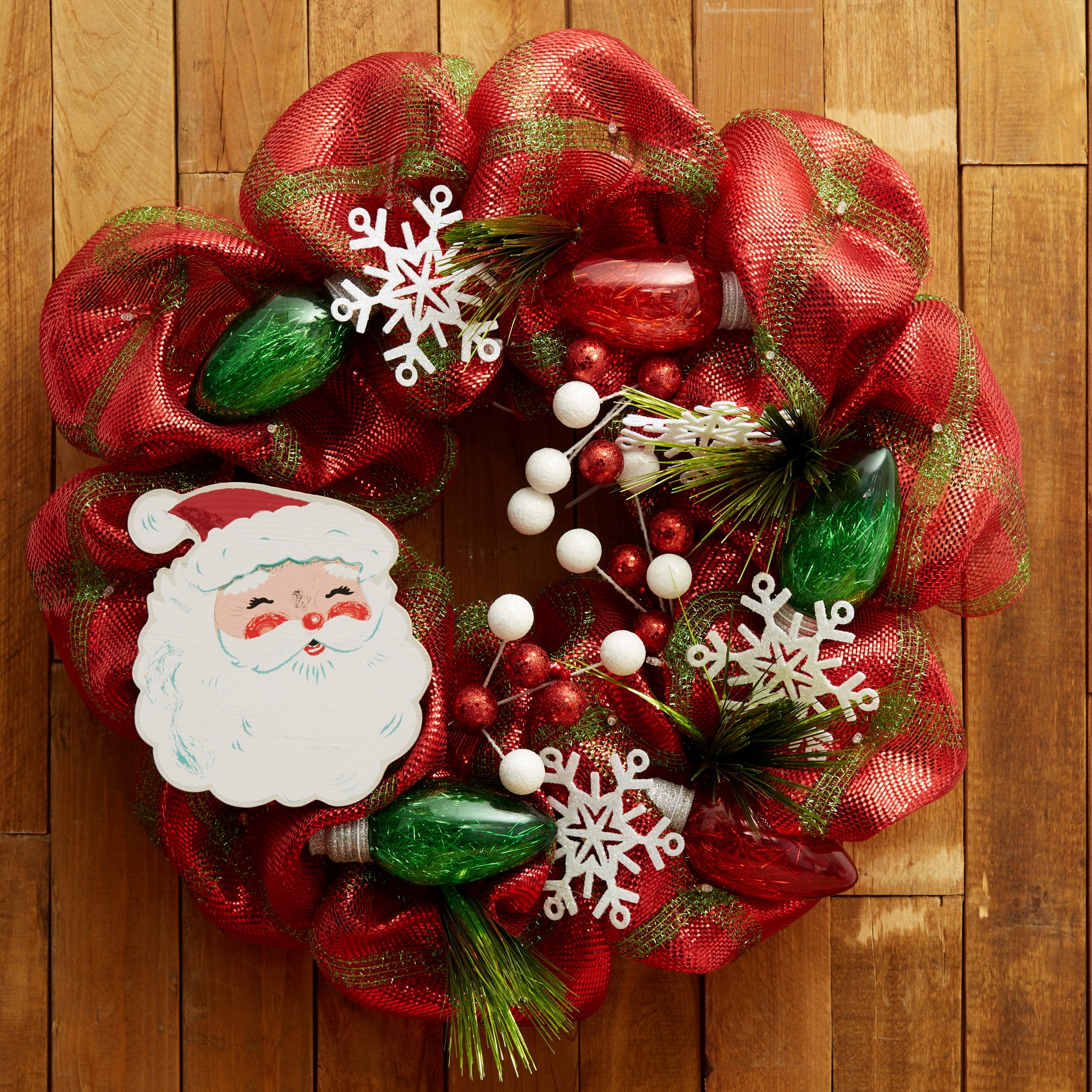 Walmart on sale wreaths christmas