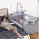 thumbnail image 1 of Cuna para Bebe, Cuna Colecho para Bebe Junto a La Cama con Cambiador de Pañales, Colchón, Barra de Juguetes, 1 of 8