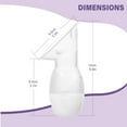 thumbnail image 3 of Amplim Manual Silicone Single Breast Pump, 4 oz, 3.3", 3 of 10