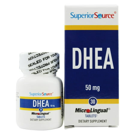 Superior Source - DHEA instantanée Dissoudre 50 mg. - 30 Mini-Tab (s)