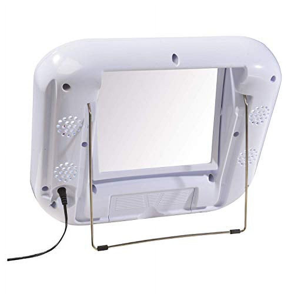Jerdon Two-Sided Makeup Mirror with LED, 5X-1X Mag photo 2