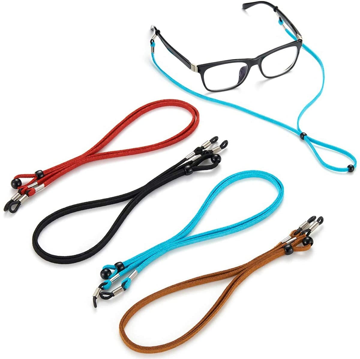 Eyeglass Cord Silicone Eyewear Retainer Holder Sunglass Neck Safety Strap Rope Cord for Adult and Kid